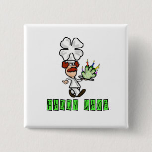 Macaron Carré 5 Cm Paddy Cake St. Patricks Day Buttons