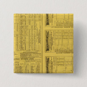 Macaron Carré 5 Cm Page de texte Michigan Central Railroad