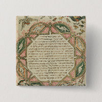 Page d'une bible hébraïque dépeignant