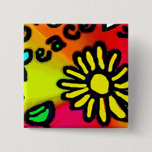 Macaron Carré 5 Cm paix