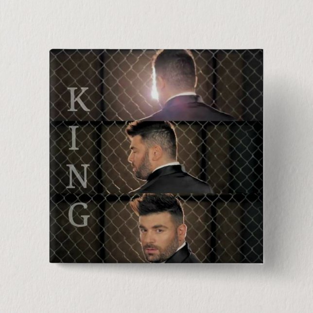 MACARON CARRÉ 5 CM PANTELIS PANTELIDIS PANNEAU RETOUR (Devant)