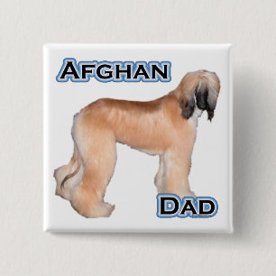 Macaron Carré 5 Cm Papa afghan 4 - Bouton