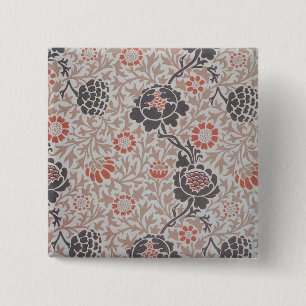 Macaron Carré 5 Cm Papier peint William Morris Flower Grafton