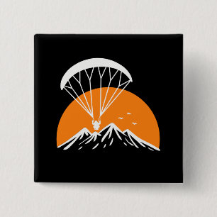 Macaron Carré 5 Cm Paramotorisation Vintage rétro