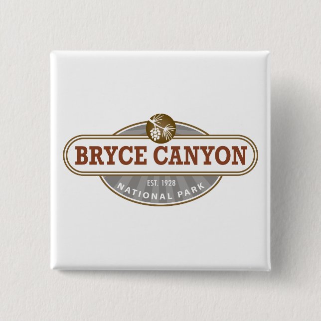 Macaron Carré 5 Cm Parc national du Bryce Canyon Utah (Devant)