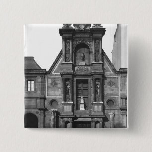 Macaron Carré 5 Cm Partie centrale du fa�ade principal