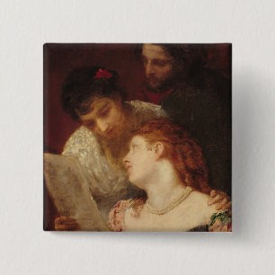 Macaron Carré 5 Cm Partie musicale, 1874