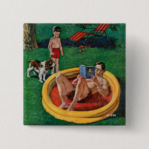 Macaron Carré 5 Cm Patauger la piscine