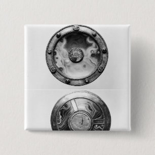 Macaron Carré 5 Cm Paten avec une representation de médaillon durent