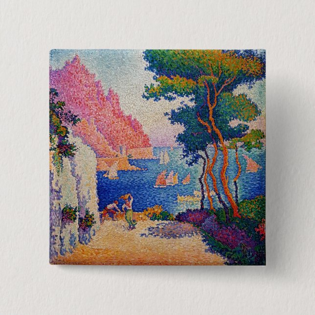 Macaron Carré 5 Cm Paul Signac - Capo di Noli (Devant)