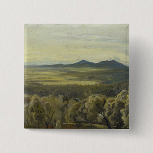 Macaron Carré 5 Cm Paysage italien, 1833