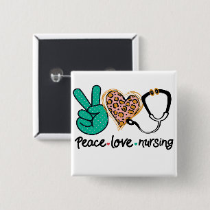 Macaron Carré 5 Cm Peace Love Nuring