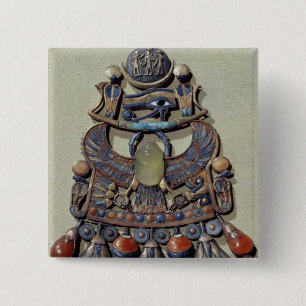 Macaron Carré 5 Cm Pectoral avec l'oiseau-scarabée