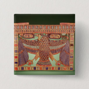 Macaron Carré 5 Cm Pectoral de pylône décoré du vautour