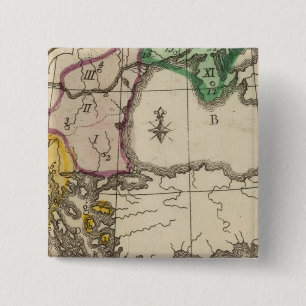 Macaron Carré 5 Cm Péninsule des Balkans 3