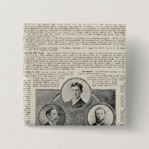 Macaron Carré 5 Cm Père Noël Rosa, Californie 3