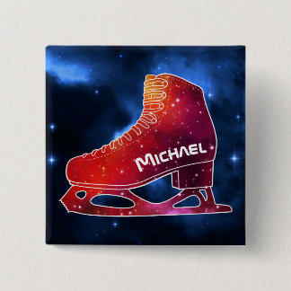 Macaron Carré 5 Cm Personalized Figure Skating Space Boot