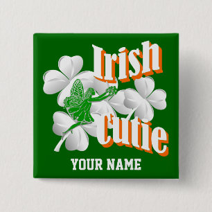 Macaron Carré 5 Cm Personalized Irish cutie with fairy