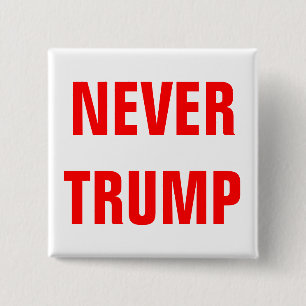 Macaron Carré 5 Cm Personnalisable JAMAIS TRUMP Pour Président 2016