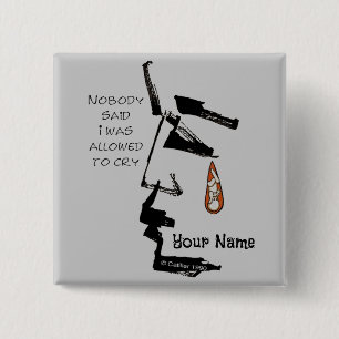 Macaron Carré 5 Cm Perte de goutte d'eau de bébé