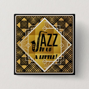 Macaron Carré 5 Cm petit bouton jazz