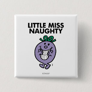 Macaron Carré 5 Cm Petite Miss Naughty   Vaste sourire