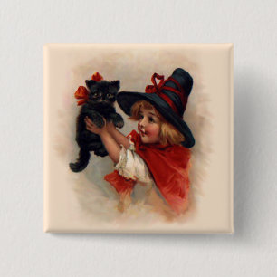 Macaron Carré 5 Cm Petite sorcière