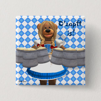 Macaron Carré 5 Cm Petits ours Oktoberfest bavarois Zenzi