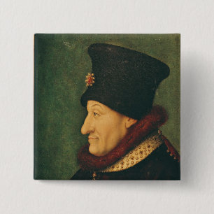 Macaron Carré 5 Cm Philippe de duc de la France de Bourgogne