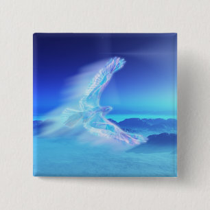 Macaron Carré 5 Cm Phoenix du bouton du nord