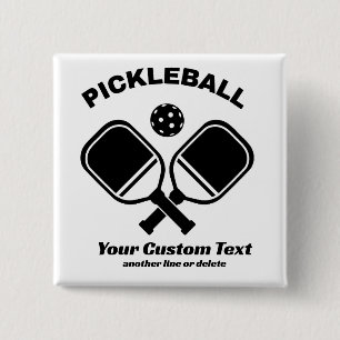 Macaron Carré 5 Cm Pickleball Club Pickleball Paddle & Ball Custom