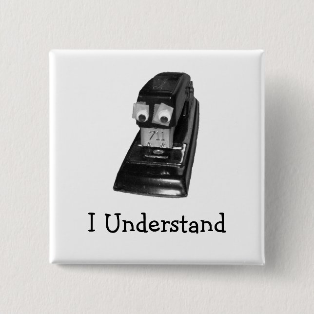 Macaron Carré 5 Cm PièceTypeStapler (Devant)