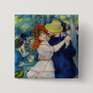 Macaron Carré 5 Cm Pierre-Auguste Renoir - Danse à Bougival