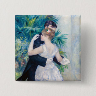 Macaron Carré 5 Cm Pierre-Auguste Renoir - Danse urbaine
