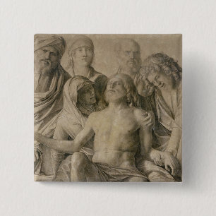 Macaron Carré 5 Cm Pieta, le Christ mort
