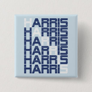 Macaron Carré 5 Cm piles de texte HARRIS