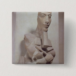 Macaron Carré 5 Cm Pilier d'Osirid d'Akhenaten (1365-1349 AVANT JÉSU