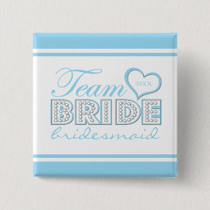 Macaron Carré 5 Cm PIN BRIDESMAID   Conservation