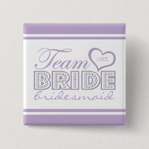 Macaron Carré 5 Cm PIN BRIDESMAID Conservation