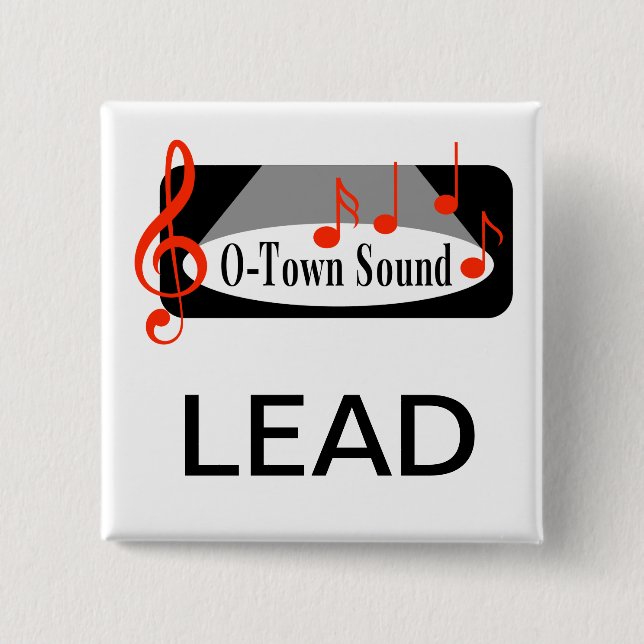 Macaron Carré 5 Cm Pin d'avance d'OTS (Devant)