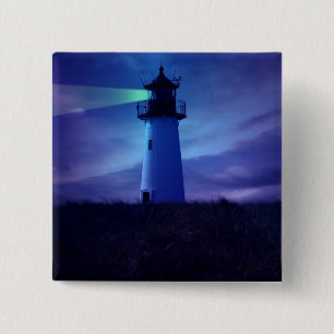 Macaron Carré 5 Cm Pin de balise de phare