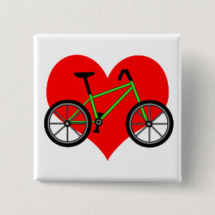 Macaron Carré 5 Cm Pin de bicyclette