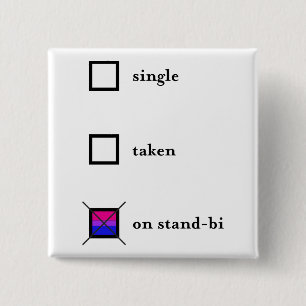 Macaron Carré 5 Cm Pin de Support-Bi