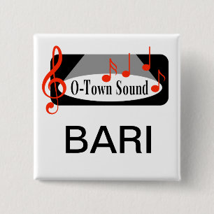 Macaron Carré 5 Cm Pin d'OTS Bari