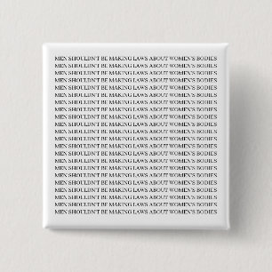 Macaron Carré 5 Cm Pin féministe - Pro choix