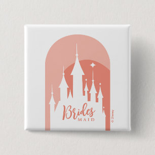 Macaron Carré 5 Cm Pink Disney Princess Castle Bridesmaid