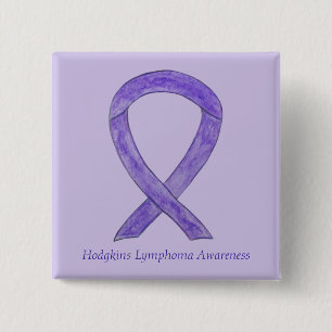 Macaron Carré 5 Cm Pins personnalisées de Hodgkins Lymphoma Sensibili