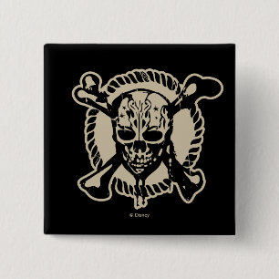 Macaron Carré 5 Cm Pirates des Caraïbes 5   Âmes perdues en mer