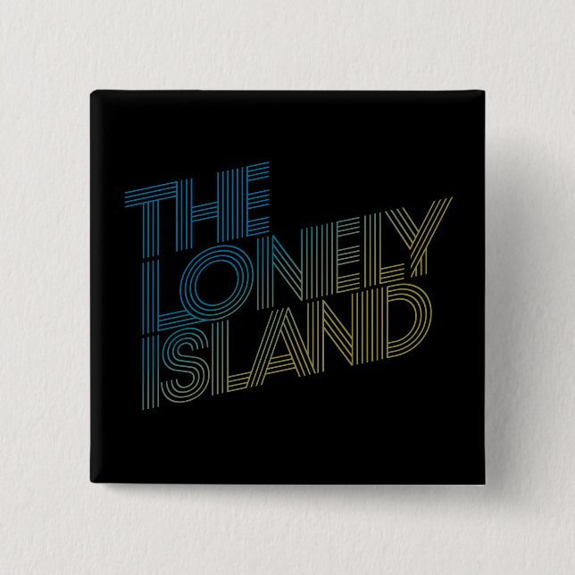 Macaron Carré 5 Cm Plage vice (Devant)