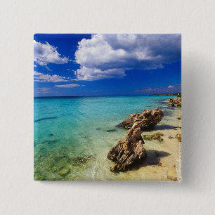 Macaron Carré 5 Cm Plages, Barahona, République Dominicaine, 3